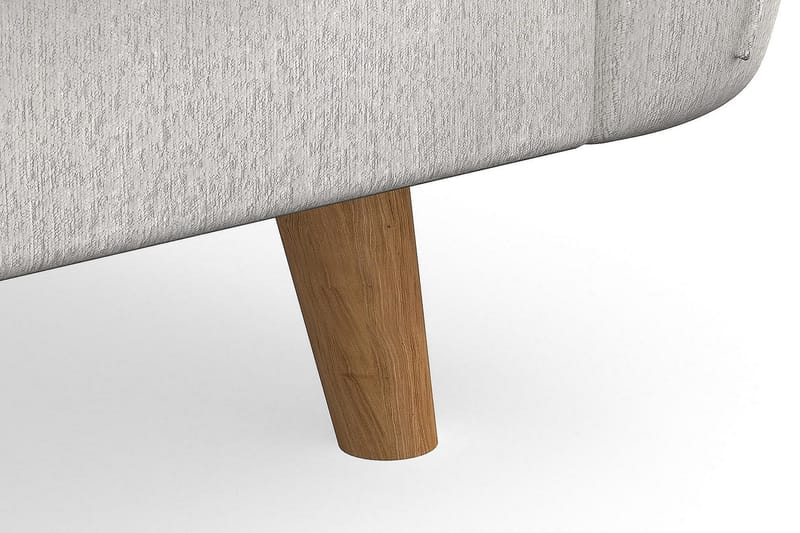 Trend Lyx 3-sits Sammetssoffa - Krämvit - Products - Möbler - Soffa - 3 sits soffa