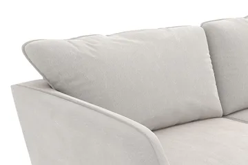 Trend Lyx 3-sits Sammetssoffa - Krämvit - Products - Möbler - Soffa - 3 sits soffa