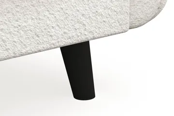 Trend Lyx 3-sits Soffa i Bouclé - Vit - Products - Möbler - Soffa - 3 sits soffa