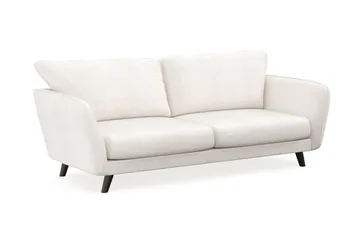Trend Lyx 3-sits Soffa i Bouclé - Vit - Products - Möbler - Soffa - 3 sits soffa