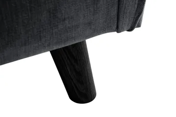 Trend Lyx 3-sits Soffa - Mörkgrå/Svart - Products - Möbler - Soffa - 3 sits soffa