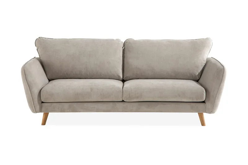 Trend Lyx 3-sits Tygsoffa - Beige - Products - Möbler - Soffa - 3 sits soffa