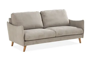 Trend Lyx 3-sits Tygsoffa - Beige - Products - Möbler - Soffa - 3 sits soffa