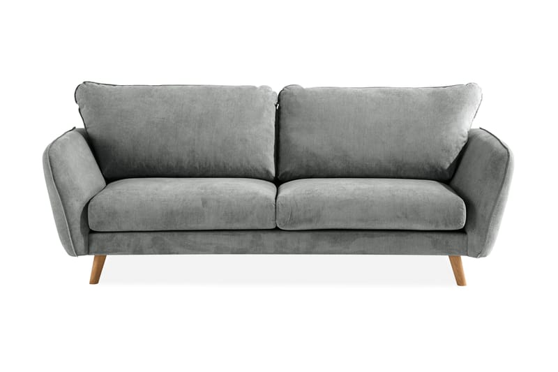 Trend Lyx 3-sits Tygsoffa - Grå - Products - Möbler - Soffa - 3 sits soffa
