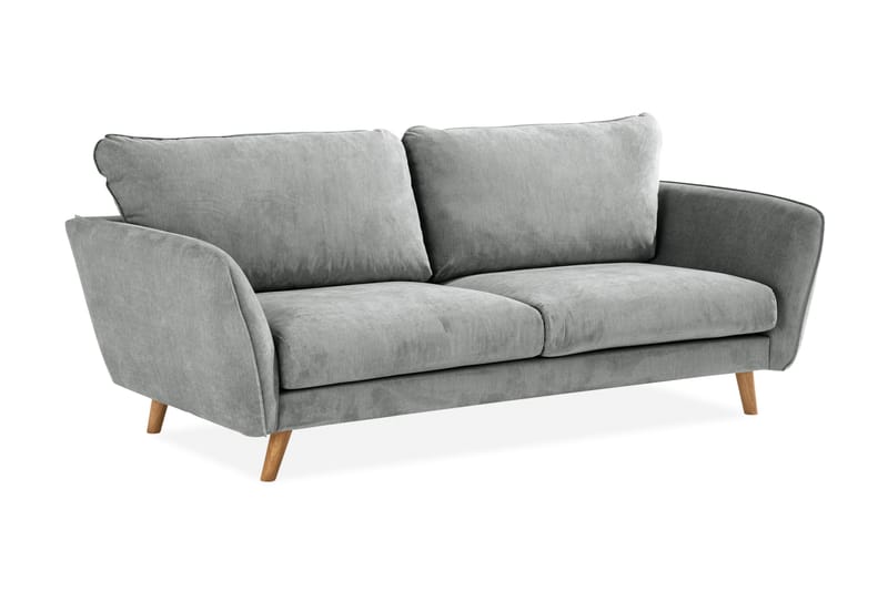 Trend Lyx 3-sits Tygsoffa - Grå - Products - Möbler - Soffa - 3 sits soffa