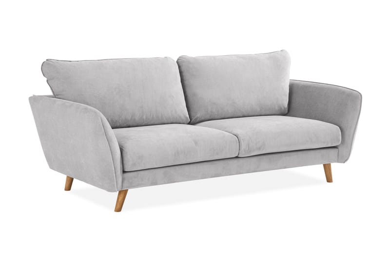 Trend Lyx 3-sits Tygsoffa - Ljusgrå - Products - Möbler - Soffa - 3 sits soffa