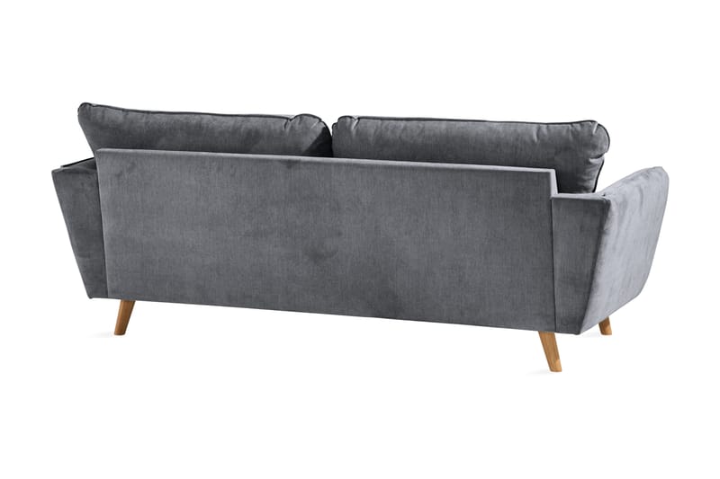 Trend Lyx 3-sits Tygsoffa - Mörkgrå - Products - Möbler - Soffa - 3 sits soffa