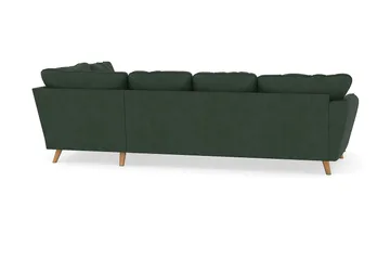 Trend Lyx 4-sits Högervänd U-formad Soffa med Divan och Schäslong i Manchester - Mörkgrön - Products - Möbler - Soffa - U-soffa