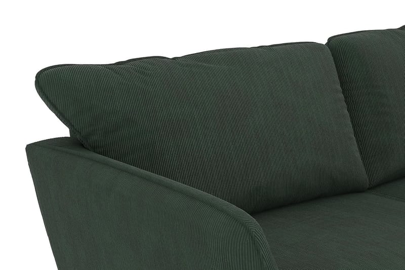 Trend Lyx 4-sits Högervänd U-formad Soffa med Divan och Schäslong i Manchester - Mörkgrön - Products - Möbler - Soffa - U-soffa