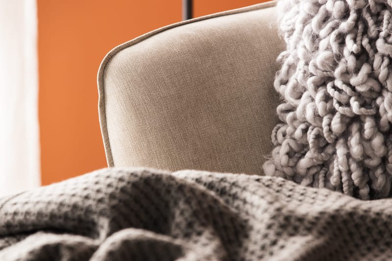 Trend Lyx 4-sits Högervänd U-formad Soffa med Divan och Schäslong i Tyg - Beige - Products - Möbler - Soffa - U-soffa