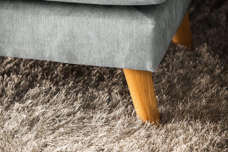 Trend Lyx 4-sits Högervänd U-formad Soffa med Divan och Schäslong i Tyg - Grå - Products - Möbler - Soffa - U-soffa