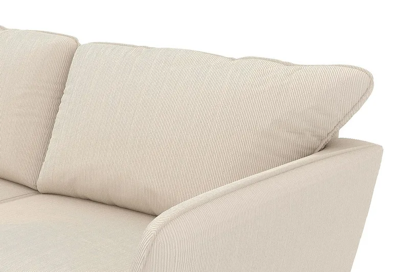 Trend Lyx 4-sits Vänstervänd U-formad Soffa med Divan och Schäslong i Manchester - Beige - Products - Möbler - Soffa - U-soffa