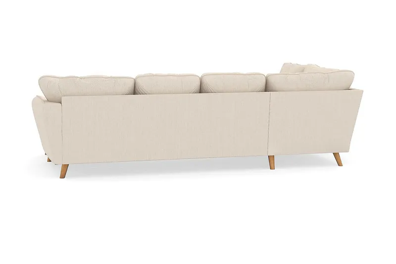 Trend Lyx 4-sits Vänstervänd U-formad Soffa med Divan och Schäslong i Manchester - Beige - Products - Möbler - Soffa - U-soffa