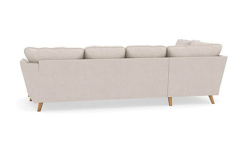 Trend Lyx 4-sits Vänstervänd U-formad Soffa med Divan och Schäslong i Tyg - Beige - Products - Möbler - Soffa - U-soffa