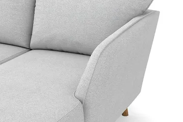 Trend Lyx 4-sits Vänstervänd U-formad Soffa med Divan och Schäslong i Tyg - Ljusgrå - Products - Möbler - Soffa - U-soffa