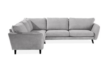 Trend Lyx 6-sits Vändbar L-formad Hörnsoffa i Tyg - Ljusgrå - Products - Möbler - Soffa - Hörnsoffa