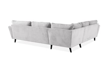 Trend Lyx 6-sits Vändbar L-formad Hörnsoffa i Tyg - Ljusgrå - Products - Möbler - Soffa - Hörnsoffa
