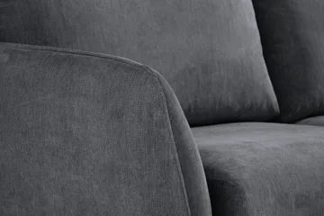 Trend Lyx 6-sits Vändbar L-formad Hörnsoffa i Tyg - Mörkgrå - Products - Möbler - Soffa - Hörnsoffa