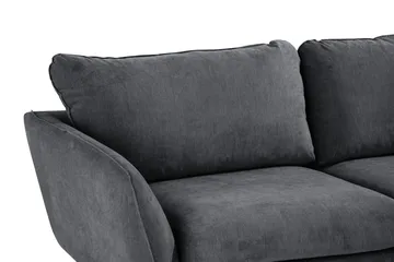 Trend Lyx 6-sits Vändbar L-formad Hörnsoffa i Tyg - Mörkgrå - Products - Möbler - Soffa - Hörnsoffa