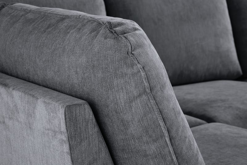 Trend Lyx U-soffa med Divan Höger - Mörkgrå/Ek - Products - Möbler - Soffa - U-soffa