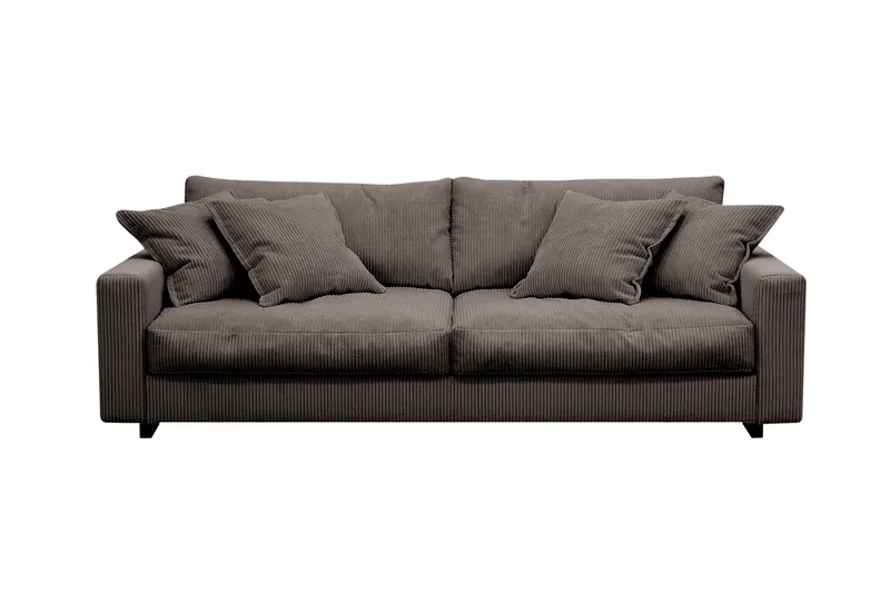 Valencia Extra Djup 3-sits Soffa - Brun - Products - Möbler - Soffa - 3 sits soffa