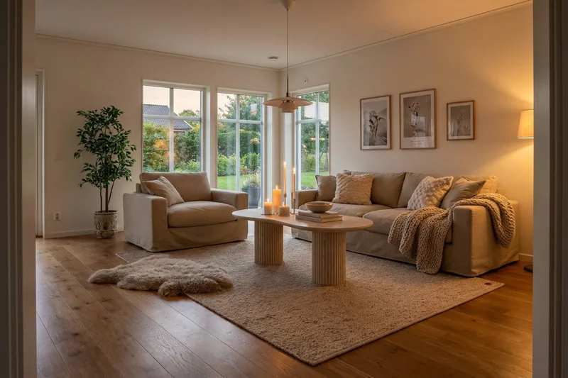 Valencia Extra Djup 3-sits Soffa med avtagbar och tvättbar klädsel - Beige - Products - Möbler - Soffa - 3 sits soffa