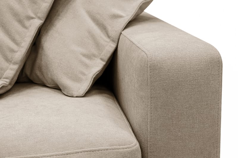 Valencia Extra Djup 3-sits Soffa med avtagbar och tvättbar klädsel - Brun - Products - Möbler - Soffa - 3 sits soffa