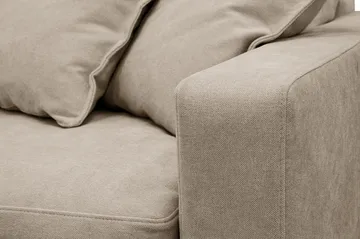 Valencia Extra Djup 3-sits Soffa med avtagbar och tvättbar klädsel - Brun - Products - Möbler - Soffa - 3 sits soffa
