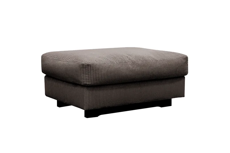 Valencia Soffgrupp Extra Djup 3-sits Soffa + Fotpall - Brun - Products - Möbler - Soffa - Hörnsoffa