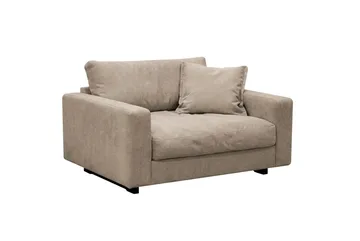 Valencia Soffgrupp Extra Djup 5-sits Soffa + Fåtölj i Chenille - Brun - Products - Möbler - Soffa - Soffgrupp