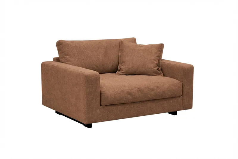 Valencia Soffgrupp Extra Djup 5-sits Soffa + Fåtölj i Chenille - Rostbrun - Products - Möbler - Soffa - Soffgrupp