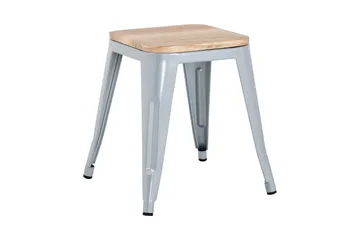 Amparo Pall - Grå - Products - Möbler - Fåtölj & stolar - Pall & puff