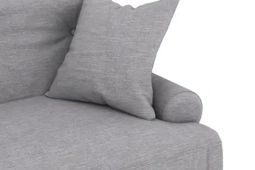 Andrew Loveseat - Ljusgrå/Krom - Products - Möbler - Fåtölj & stolar - Fåtölj