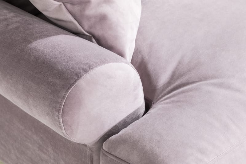Andrew Loveseat Sammet - Lila/Krom - Products - Möbler - Fåtölj & stolar - Fåtölj
