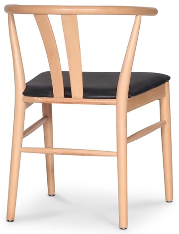 Astrid matstol med svart PU sits - Svart - Products - Möbler - Fåtölj & stolar - Karmstol