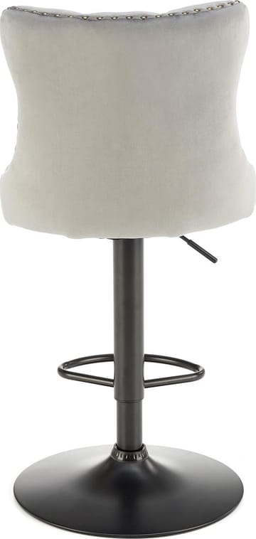 Barstol grå sammet gaslift - Pelican - Grå - Products - Möbler - Fåtölj & stolar - Barstol & barpall
