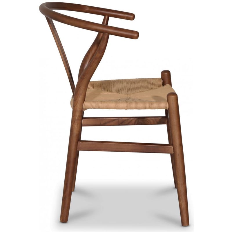 Brandon stol i valnöt med repsits - Valnöt - Products - Möbler - Fåtölj & stolar - Karmstol