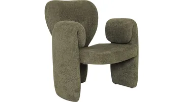 Calvero Fåtölj i tyg - Grön - Products - Möbler - Fåtölj & stolar - Fåtölj