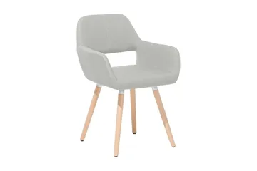 Chicago Stol Set Om 2 St - Grå - Products - Möbler - Fåtölj & stolar - Karmstol