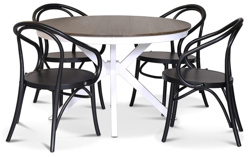 Danderyd No.30 svart karmstol i böjträ - Svart - Products - Möbler - Fåtölj & stolar - Karmstol