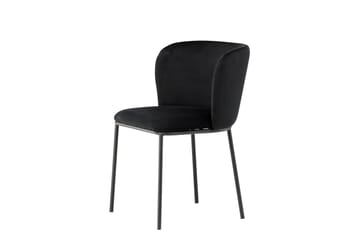 Edina Matstol - Svart - Products - Möbler - Fåtölj & stolar - Matstol & köksstol