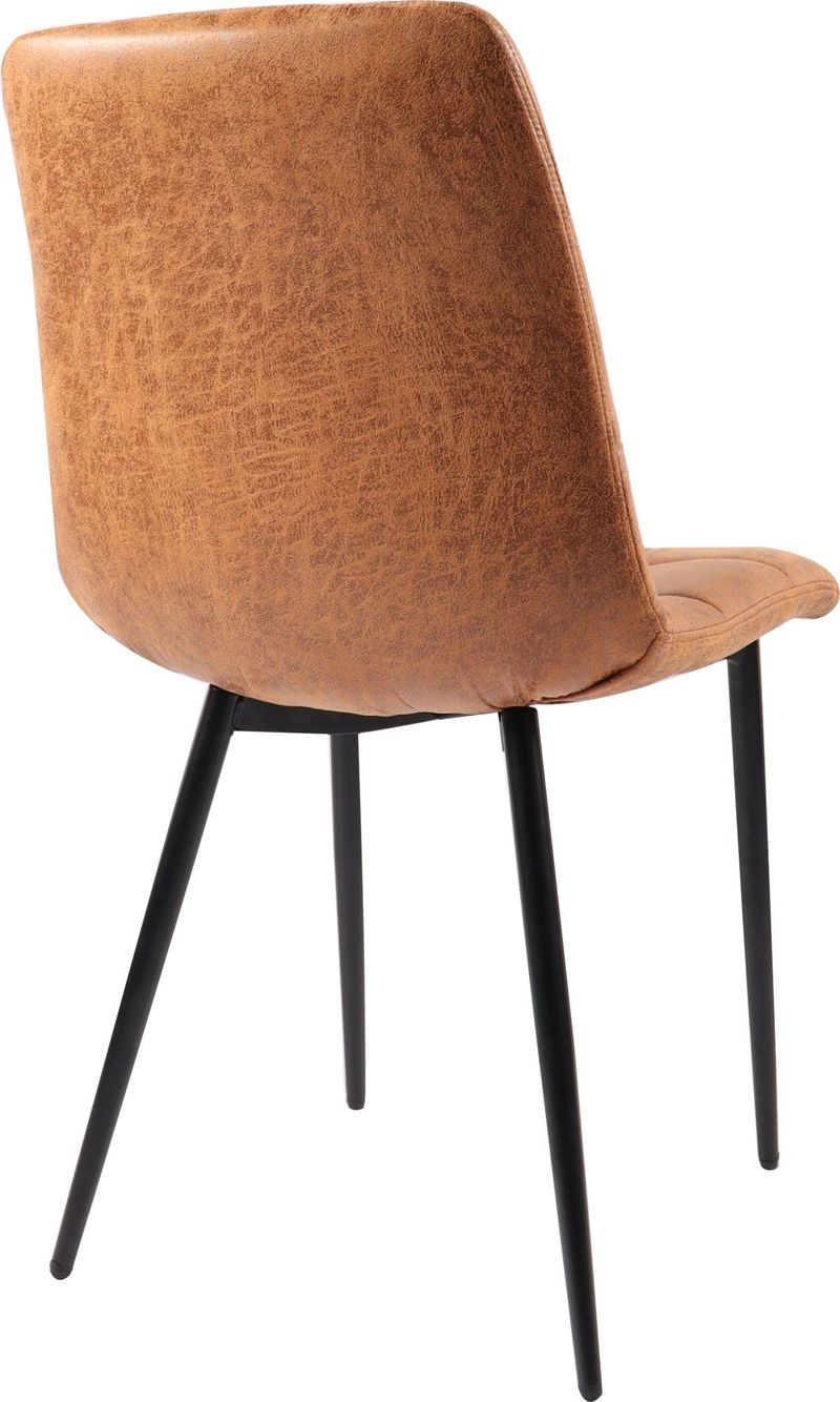 Eksjö stol i Cognac microfiber - Cognac - Products - Möbler - Fåtölj & stolar - Matstol & köksstol