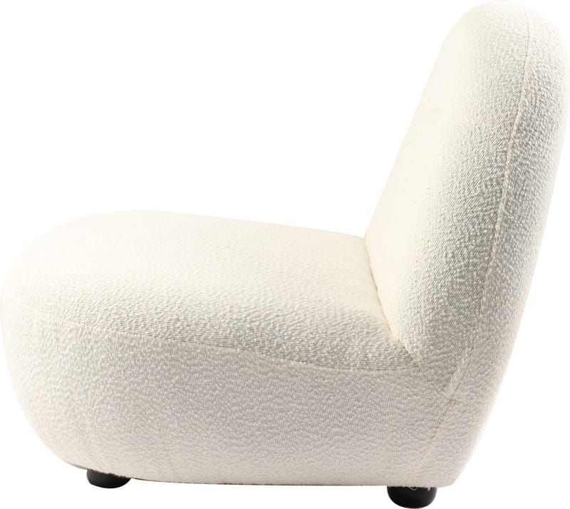 Boogi fåtölj i offwhite Boucle / Teddy - Products - Möbler - Fåtölj & stolar - Fåtölj - Fåtölj utan armstöd