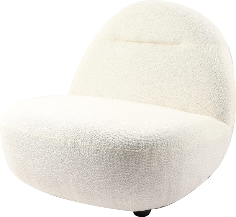 Boogi fåtölj i offwhite Boucle / Teddy - Products - Möbler - Fåtölj & stolar - Fåtölj - Fåtölj utan armstöd