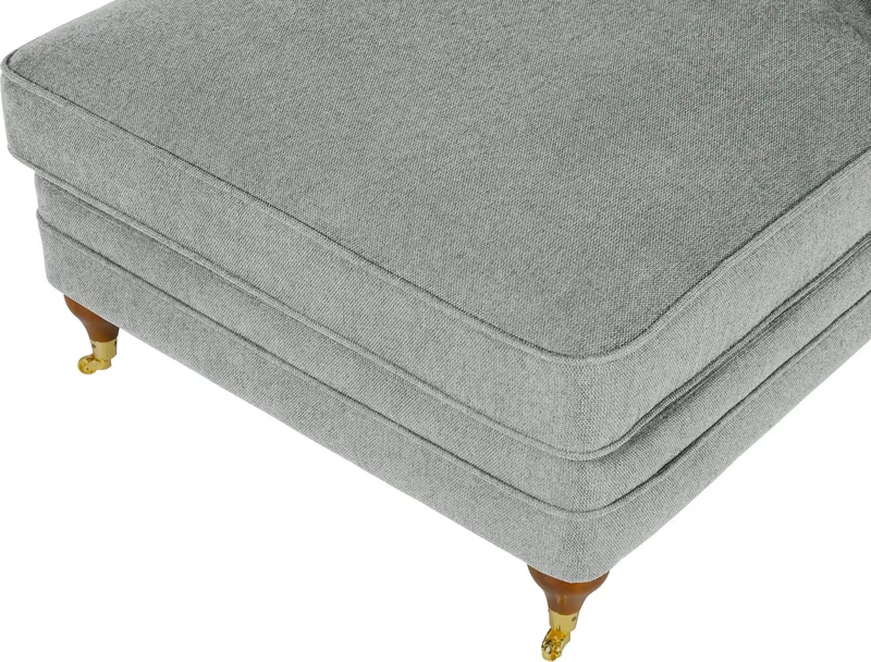 Chaiselounge Howard Watford Deluxe - Grå - Grå - Products - Möbler - Fåtölj & stolar - Fåtölj - Liggfåtölj