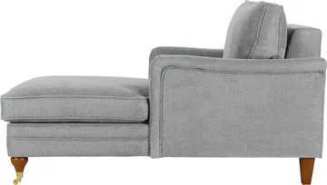 Chaiselounge Howard Watford Deluxe - Grå - Grå - Products - Möbler - Fåtölj & stolar - Fåtölj - Liggfåtölj