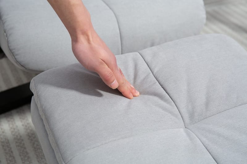 Duva ställbar fåtölj med fotpall - Grå - Grå - Products - Möbler - Fåtölj & stolar - Fåtölj - Biofåtölj & reclinerfåtölj