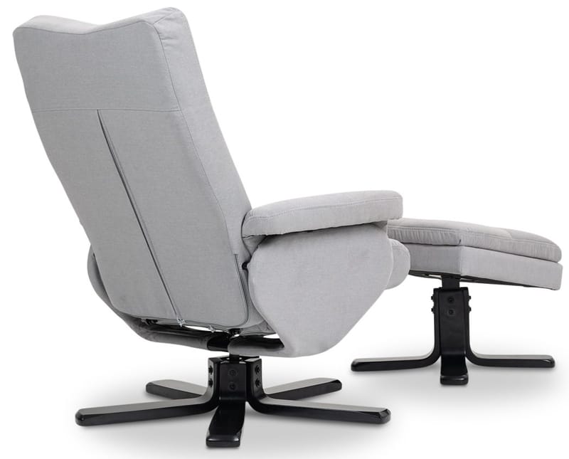 Duva ställbar fåtölj med fotpall - Grå - Grå - Products - Möbler - Fåtölj & stolar - Fåtölj - Biofåtölj & reclinerfåtölj
