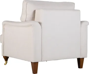 Fåtölj beige tyg - Howard Watford Deluxe - Products - Möbler - Fåtölj & stolar - Fåtölj - Howard fåtölj