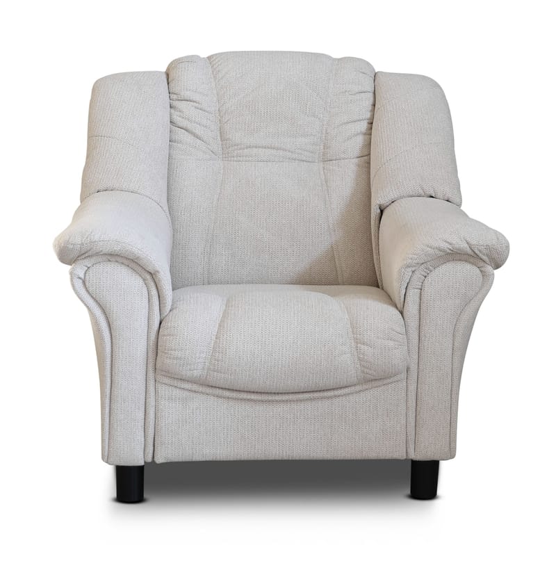 Fåtölj beige tyg - Rom